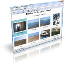 برنامج Html Web Gallery Creator 1.2 لعمل البوم صور لمواقع الويب Ss1