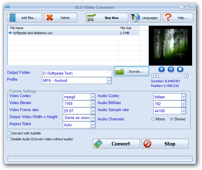 برنامج محول امتدادات مقاطع الفيديو ,, سهل الاستخدام ALO Video Converter 2009 ALO-Video-Converter_1