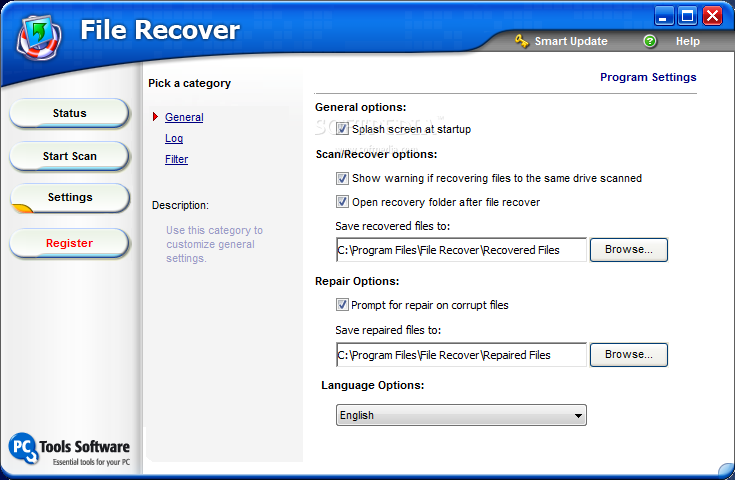 من أقوي برامج استعادة الملفات المحذوفة PC Tools File Recover v 6.0.0.32 File-Recover_3