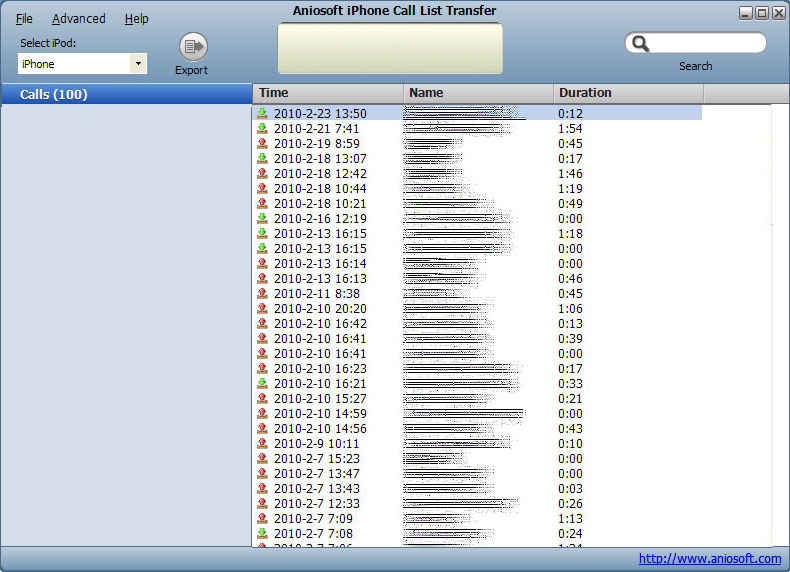 برنامج نقل سجل المكالمات من الاي فون Aniosoft-iPhone-Call-List-Transfer_1