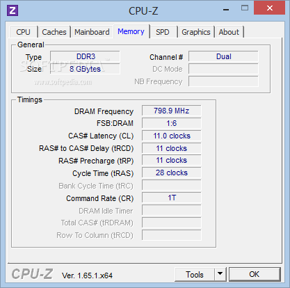 برنامج يعطيك مواصفات المعالج والذاكرة واللوحة الام CPU-Z_4