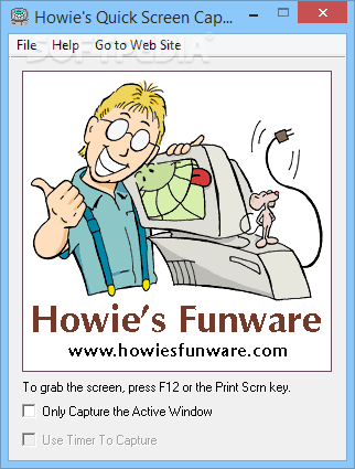 Công cụ chụp màn hình máy tính - Chống hack 1 cách rõ nét nhất! Howie-s-Quick-Screen-Capture_1