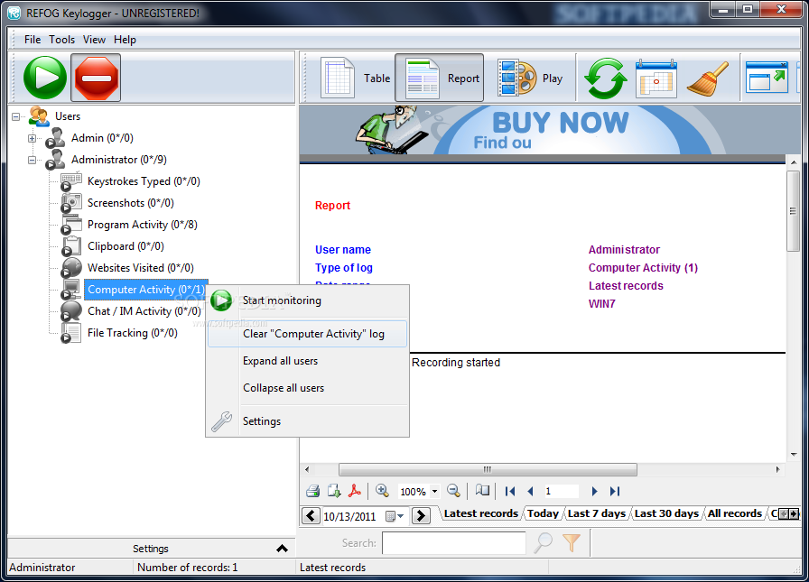 برامج التجسس KGB Keylogger 4.62 KGB-Keylogger_3