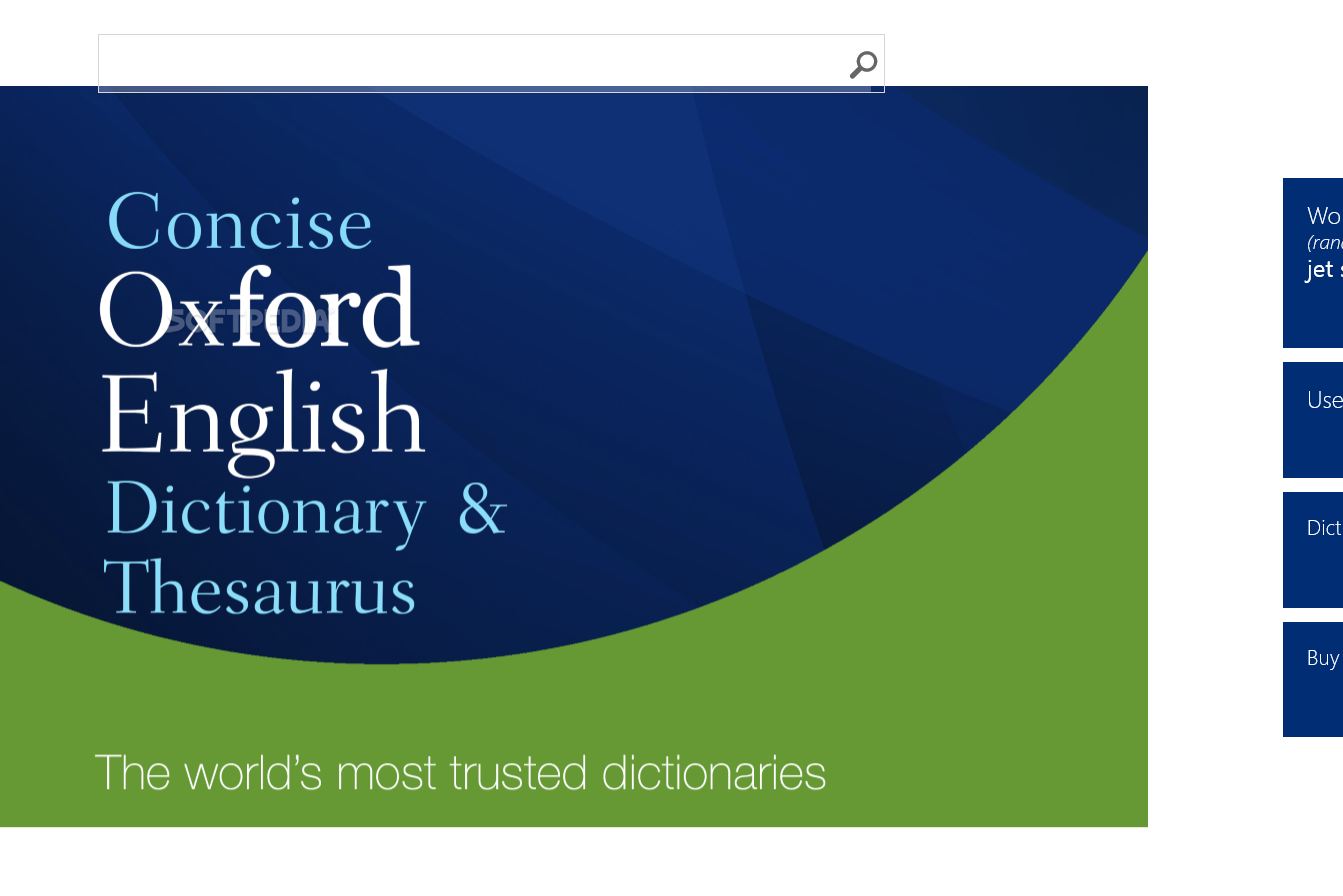 قاموس اكسفورد الإنجليزي المصغر MSDict-Concise-Oxford-English-Dictionary-and-Thesaurus_1