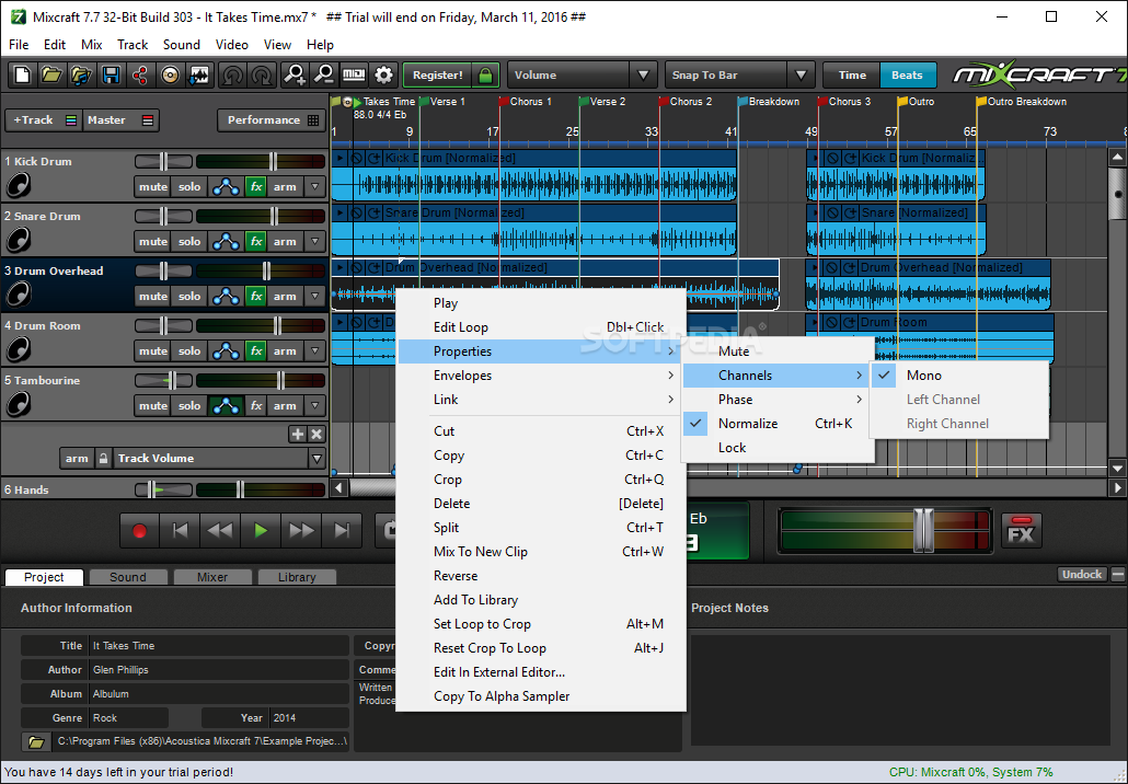 Mixcraft 4.5 Ten Resimler Mixcraft-Recording-Studio_2