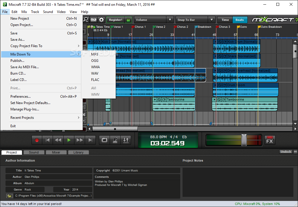 Mixcraft 4.5 Ten Resimler Mixcraft-Recording-Studio_4