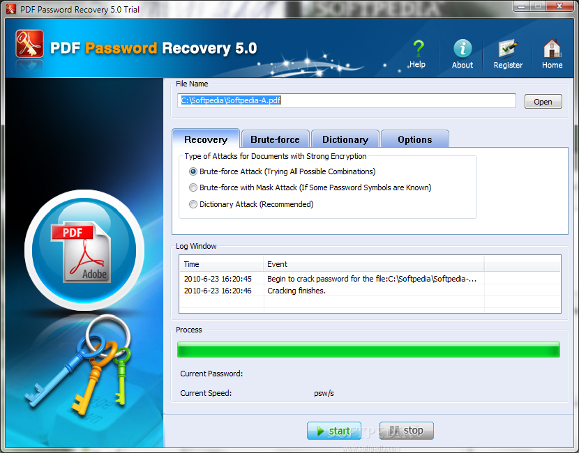 برنامج PDF Password Recovery 5 لاعادة كلمة مرور ملفات PDF Smart-PDF-Password-Recovery_1