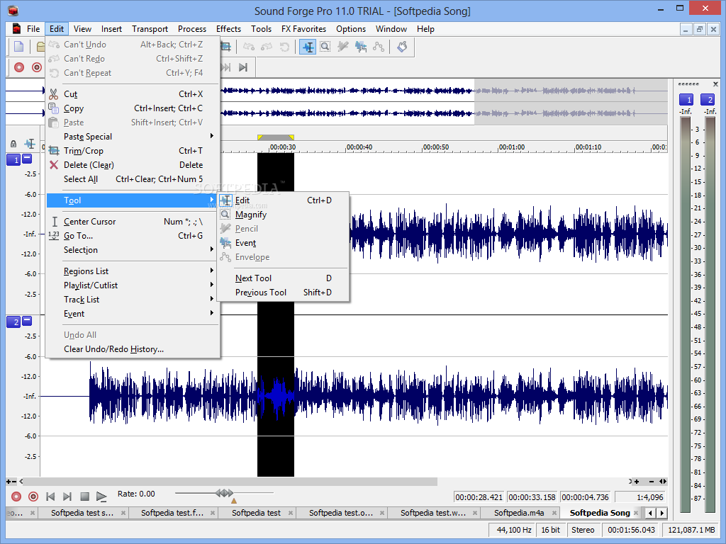 رائع عمل الدبلجه sound forge 10.0c Build 49110 لتحرير وتقطيع الصوتيات Sound-Forge_3