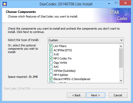 برنامج StarCodec Lite 20110305 كوداك وتحديث مشغلات الفيديو 2011 برامج Codecs StarCodec-Lite_1