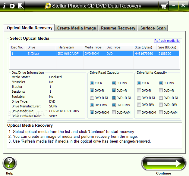  برنامج Stellar Phoenix CD DVD Data Recovery 3.0.0.0 برنامج لاعادة جميع الملفات المفقودة  Stellar-Phoenix-CDRom_1