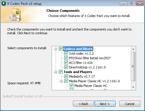 برنامج X Codec Pack 2.2.0 Build 514 X-Codec-Pack_1