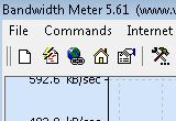 برنامج Bandwidth Meter 5.61 لمراقبة الباندويث