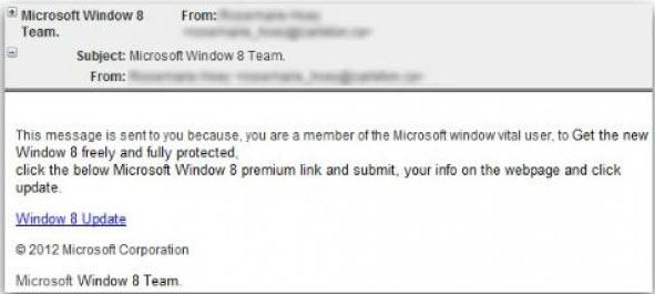 Actualización gratis a Windows 8 nuevo gancho para el robo de datos Correo-falso-actualizacion-windows8