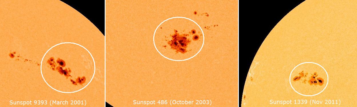 SEGUIMIENTO DEL ESTADO DEL SOL Y MAGNETOSFERA -Noviembre 2011 Comparing