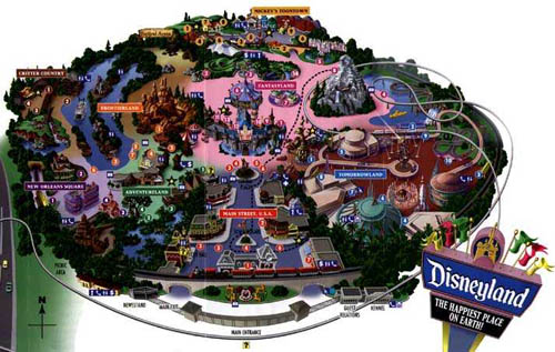     Disneyland-map