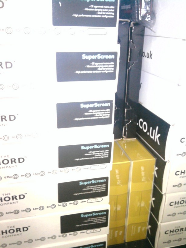 Chord SuperScreen mains cable 1.5metre (new) NewChordSuper01
