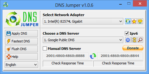 HOW TO INCREASE BROWSING SPEED WITH THE FASTEST DNS SEVER FOR YOUR NETWORK Dns_jumper