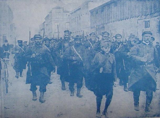 Histoire du 1er Regiment de Fusiliers Marins Site1914_fusiliers_marins_en_Belgique_ter