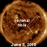 Comparativa y seguimiento de actividad solar 2010 - Página 3 Coronalhole_sdo_163