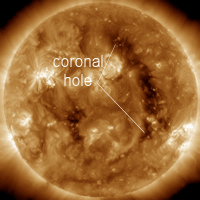 pour - TEMPÊTES SOLAIRES  Coronalhole_sdo_200