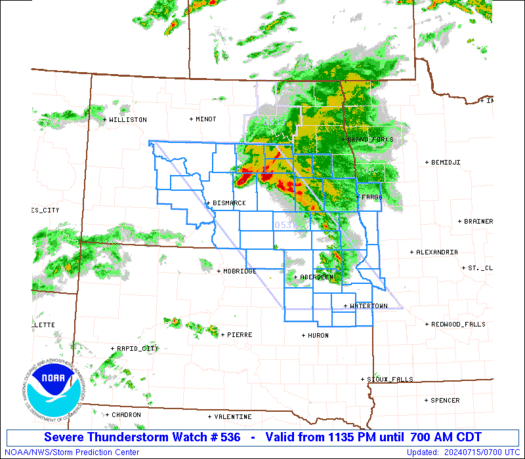 Eyes on the Tropics and More Severe Weather Ww0536_radar