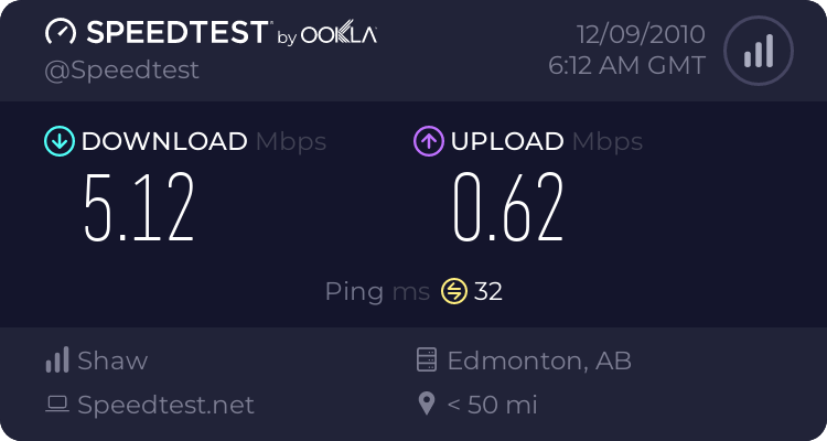 Test your interweb connection! (Speed Test & Ping Test) 1063363551