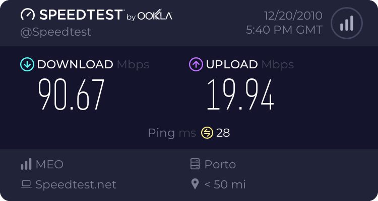 Qual o teu ISP? Qual a tua Velocidade de Internet? 1078362510