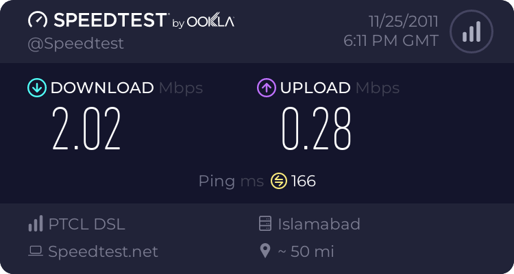 Apne Internet DSL Ki Speed Test Karain............. 1612429758