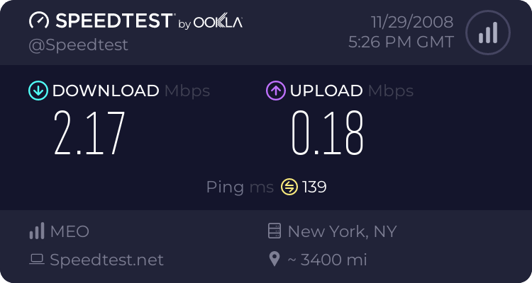 Connection Speeds 364270717