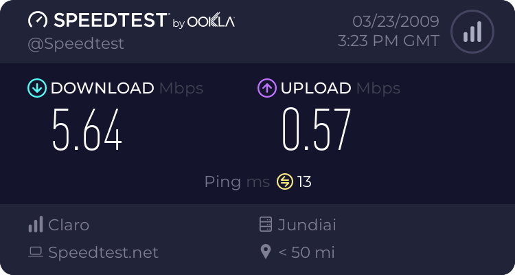 Qual a velocidade da sua internet e a velocidade reportada - Página 2 435319158