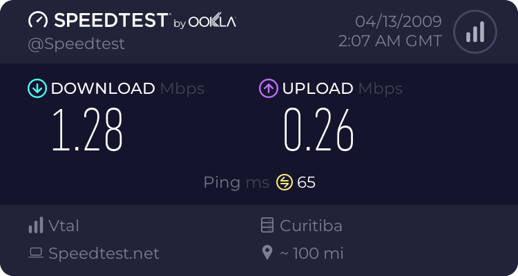Qual a velocidade da sua internet e a velocidade reportada - Página 2 450897649