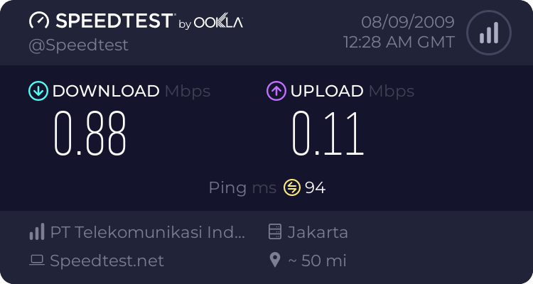 My internet speed ... bonus! 535641322