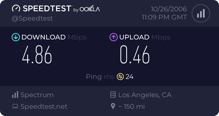 Votre vitesse de connexion : Speedtest.net 53709516