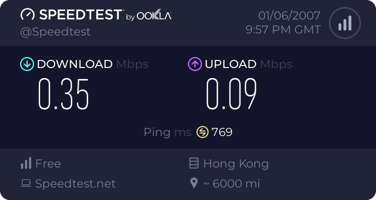 Votre vitesse de connexion : Speedtest.net 72091596