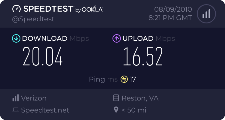 Internet just owned Speedtest.net 908907341