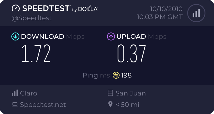 Velocidad de tu ISP  985501521