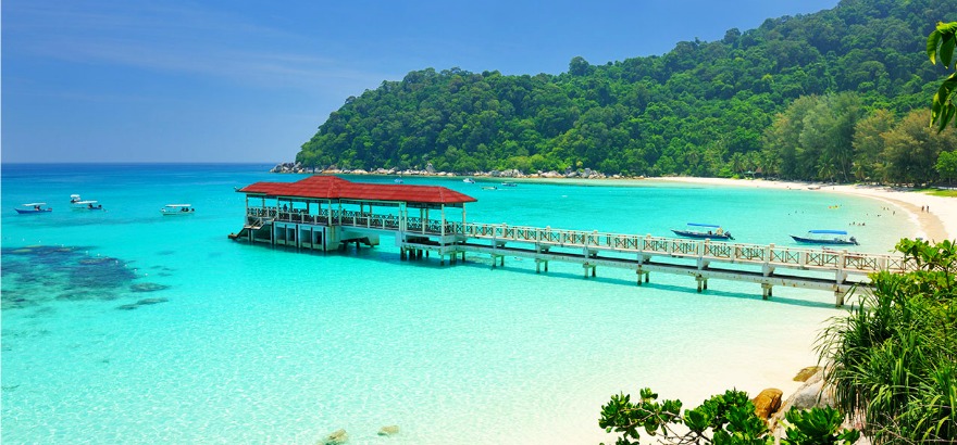 جولة في جزيرة بيرهينتيانز  Perhentian-islands-beach