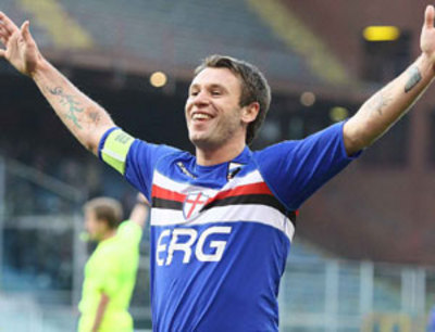 F.C BARCELONA Antonio-cassano-sampdoria