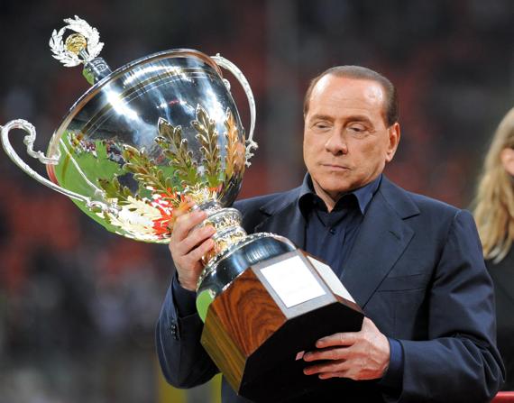 Milan: Berlusconi, scudetto? E' vicino Berlusconi-milan1