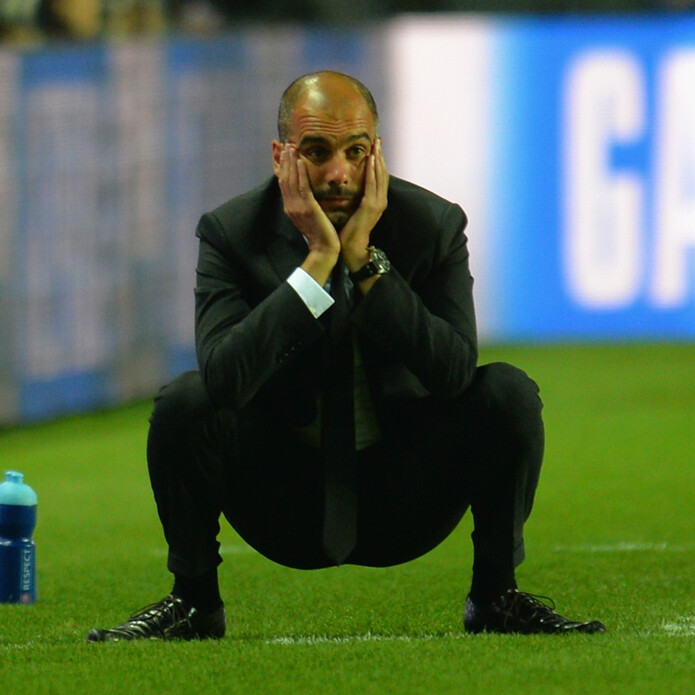 A Guardiola se le cae la copa de la liga alemana. Estos separatistas son gafes. Guardiola-69537