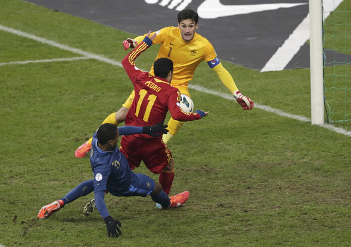 Mundial Brasil. Francia España. Pedro-gol-695