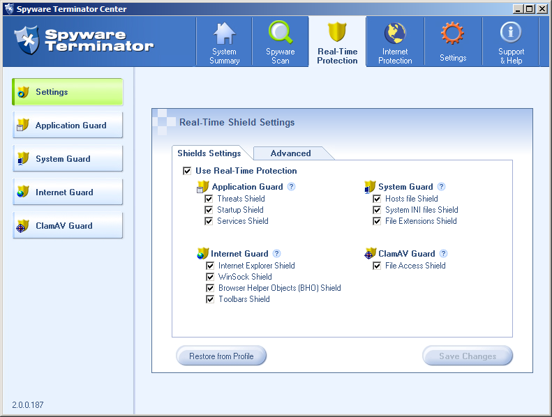 Spyware Terminator 2.2.1.433 أحدأشهر البرامج المجانية للقضاء Ss_large_103