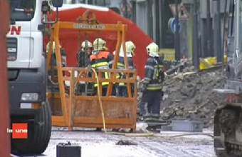 Intervention de la srpa rue leopold a liege L16