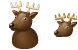  Iconos Navideños 3D Reindeer