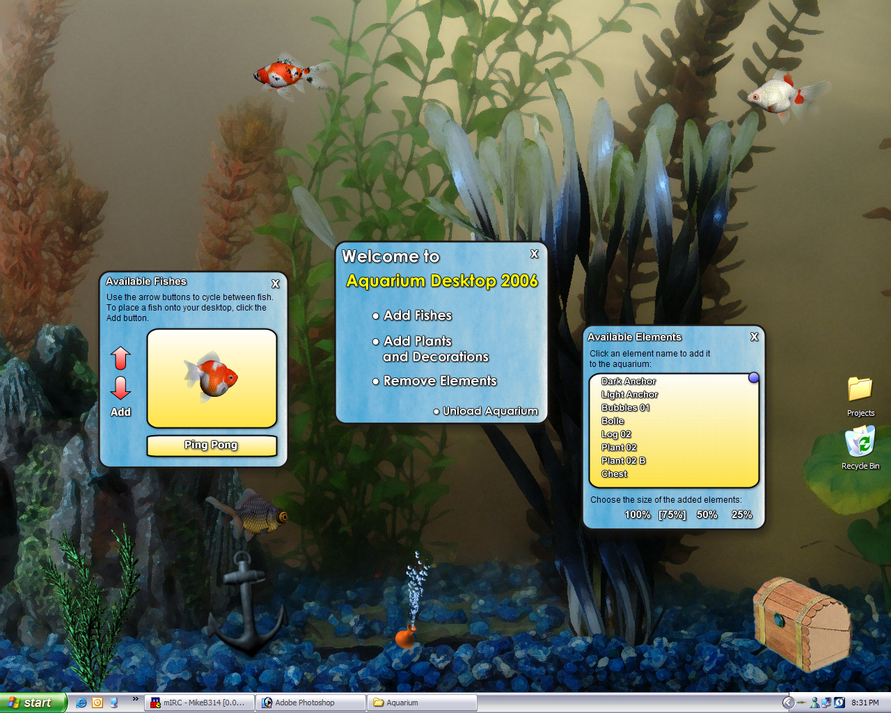 Aquarium Desktop 2006 اجعل سطح مكتبك جميلا Ad2006-3