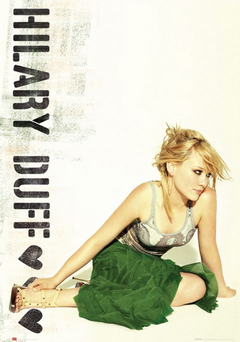    hilary Duff Hilary_Duff_poster_green_L