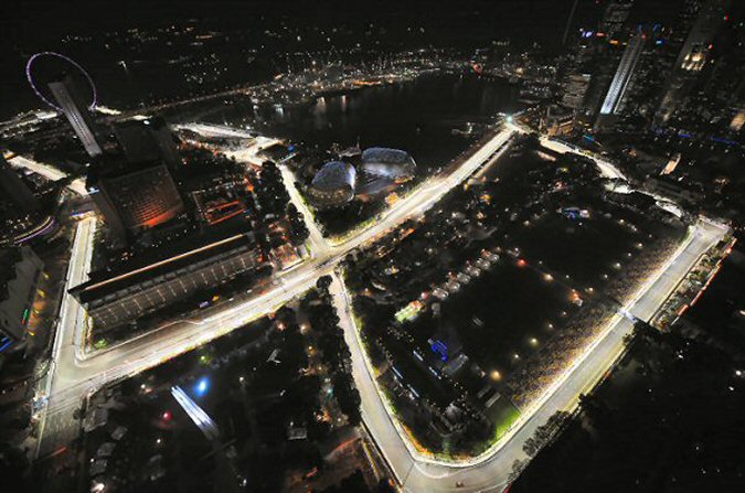 Grand Prix de Singapour 2011 => Salle d'embarquement & Essais Libres & Qualificatifs Singapour