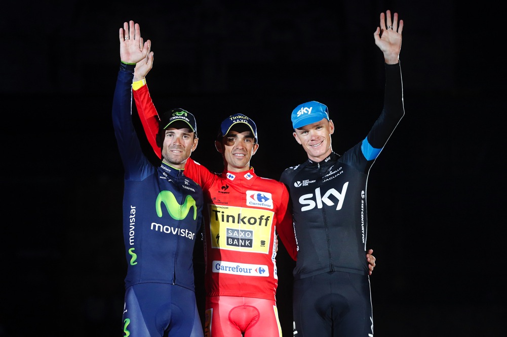 VUELTA CICLISTA A ESPAÑA (2 UWT) 22 de Agosto - 13 de Septiembre 570-Podium