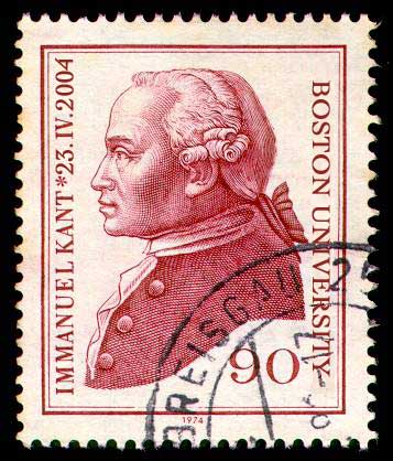 Grandi Filosofi... Kant-stamp