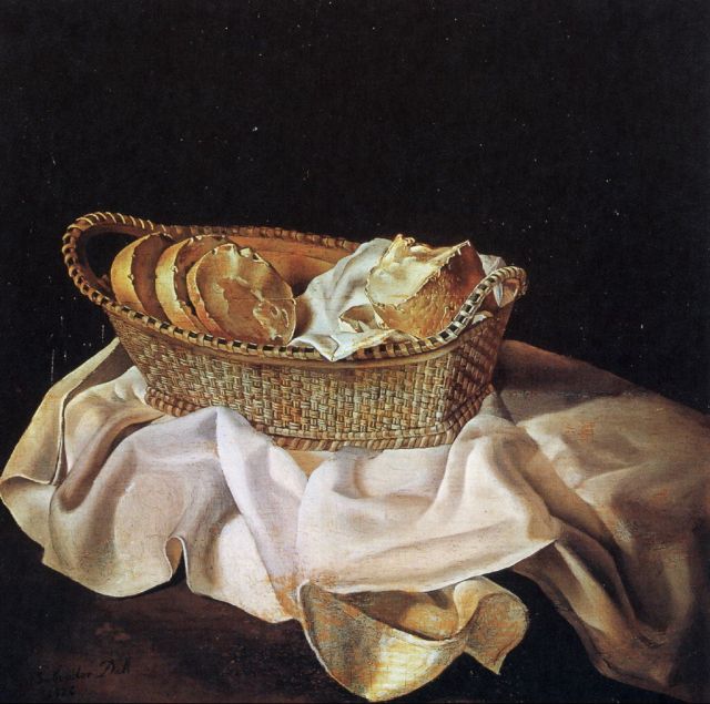 صور من الرسم السريالي  Basket-of-bread